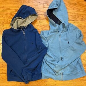 Polo by Ralph Lauren Kids' Navy and Light Blue Hoodies